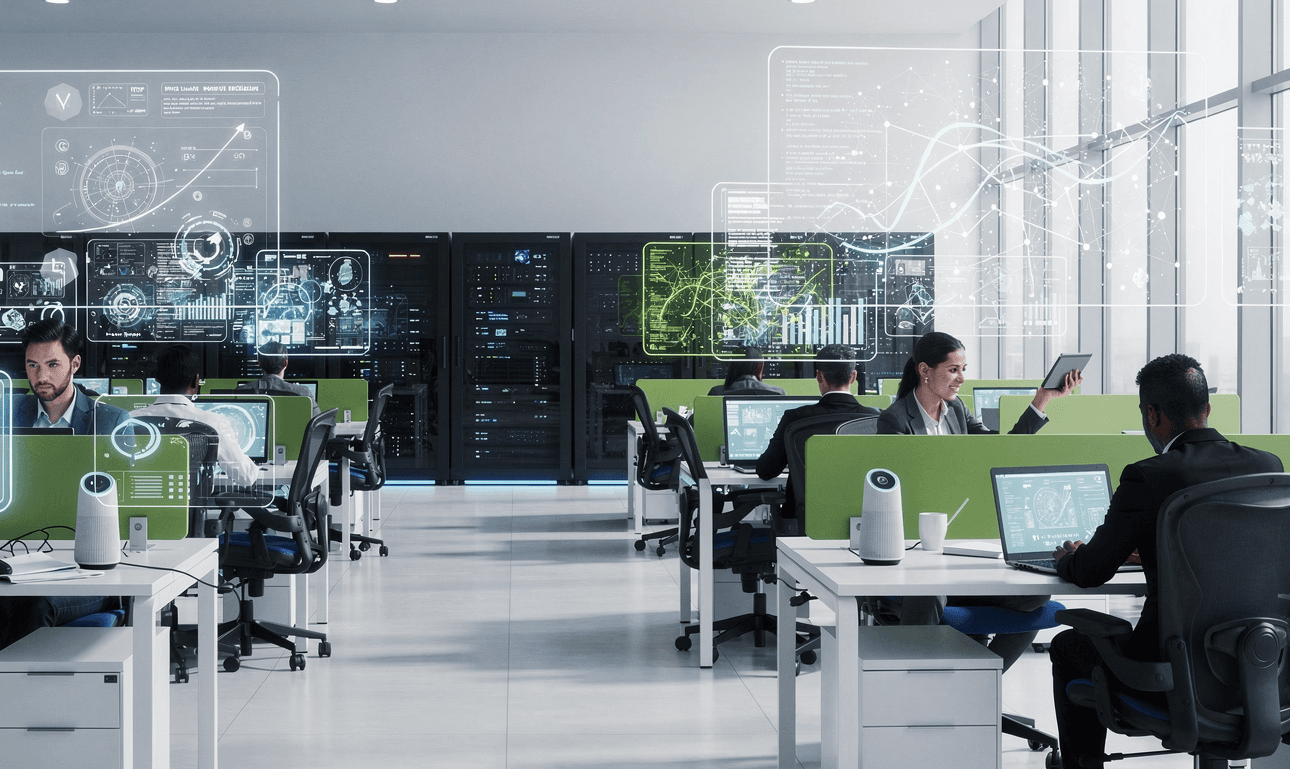 Sztuczna inteligencja już tu jest. A ludzie? Coraz mniej obecni w pracy